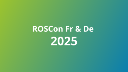ROSCon Fr & De 2025
